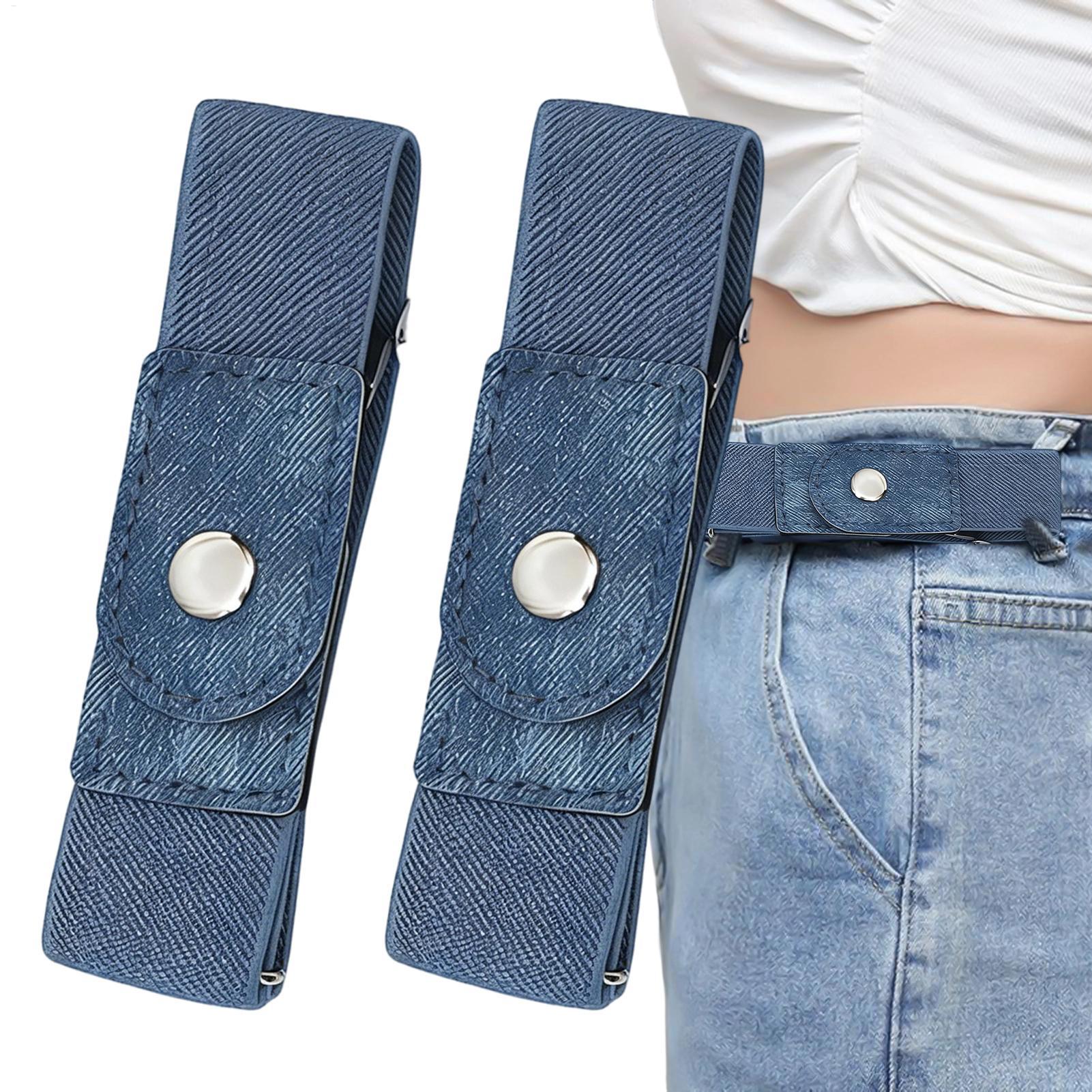 Men'S Formal Wear Belt - 1 par de cinturones sin hebilla