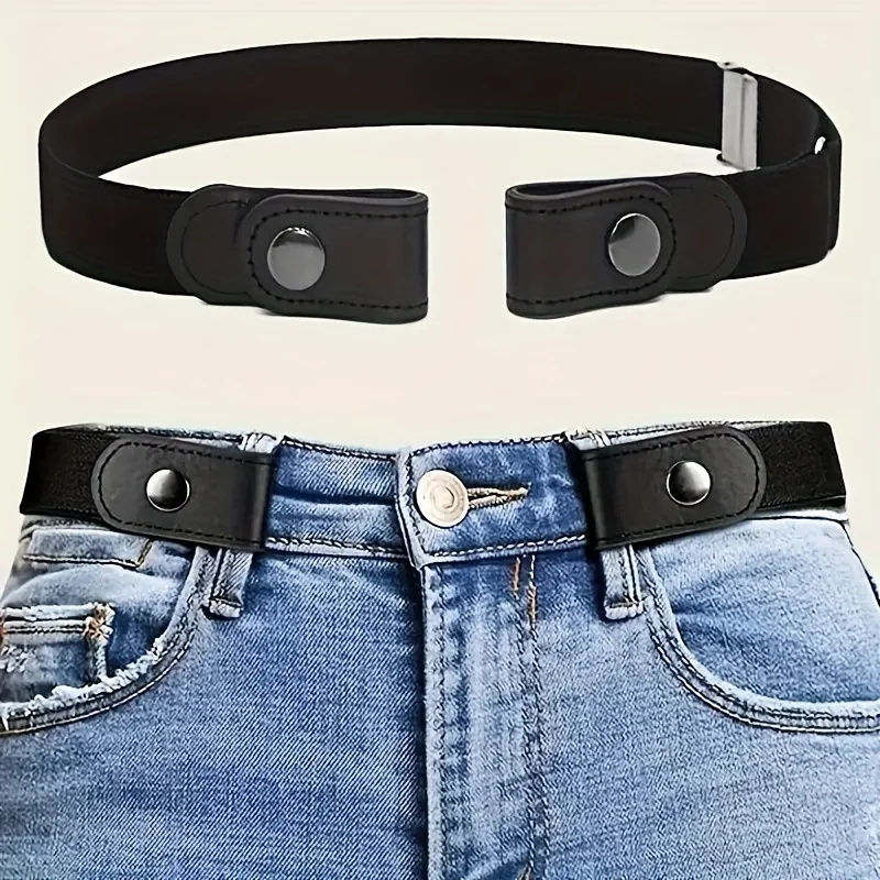 Men'S Formal Wear Belt - Cinturón sin hebilla para pantalones vaqueros,