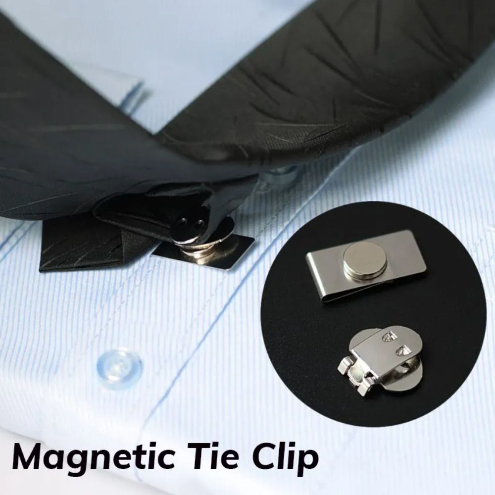 Collar Stay Metal - Nuevos Clips Magnéticos Invisibles para Corbata,