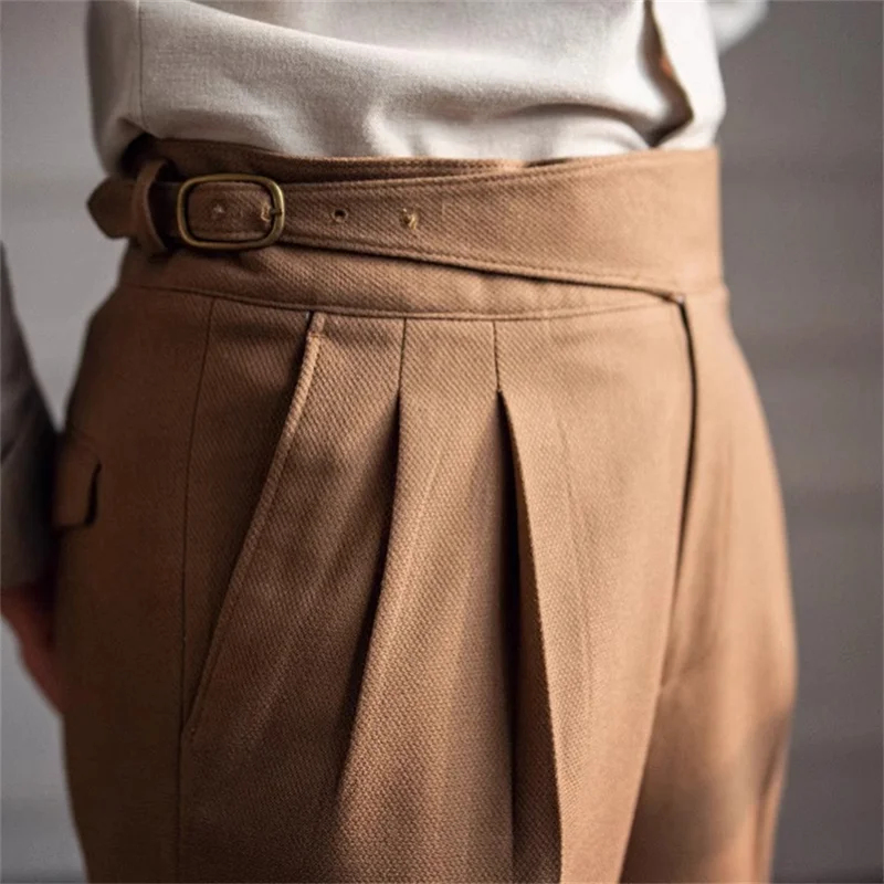 Men'S Formal Wear Belt - Pantalones de Traje para Hombre 2026,