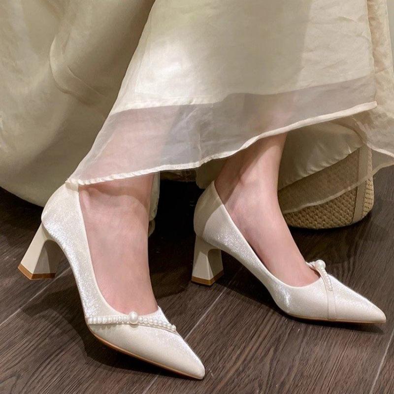 Men Formal Wear Shoes - Elegantes Zapatos de Tacón Cuadrado con
