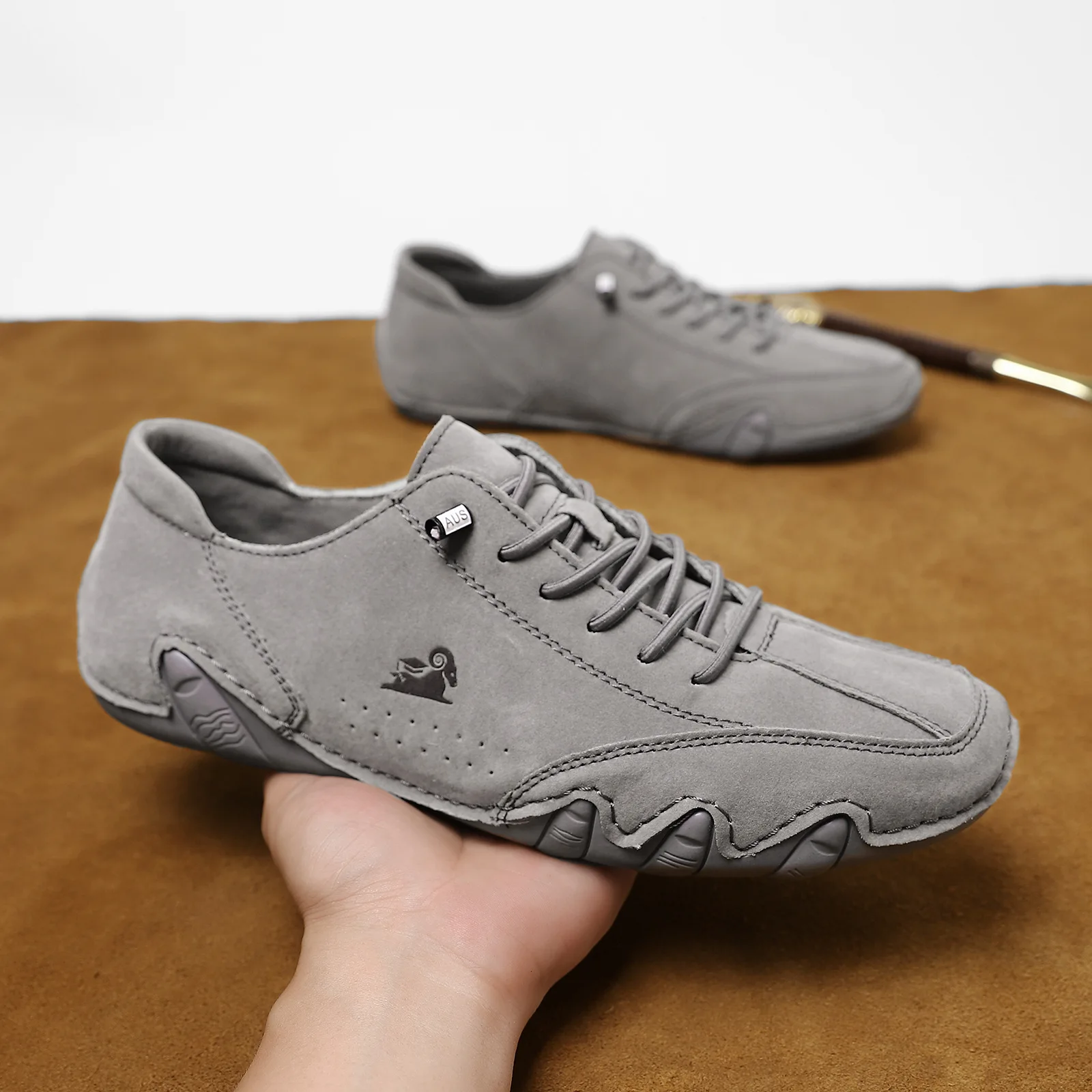 Men'S Luxury Formal Wear Brands - Mocasines italianos de cuero sin cordones
