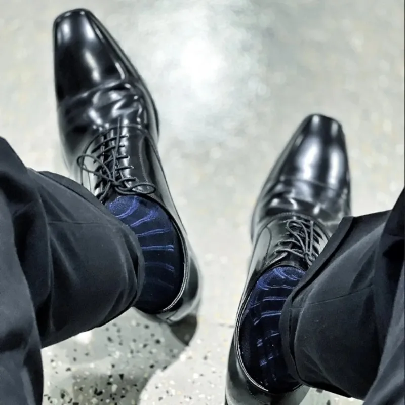 Men'S Formal Attire - Calcetines a Rayas para Hombre, Calcetines