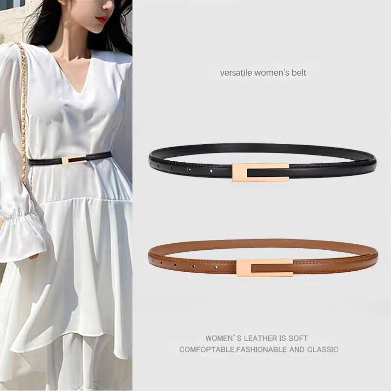 Men'S Formal Wear Belt - Cinturón de Cuero Genuino para Mujer,