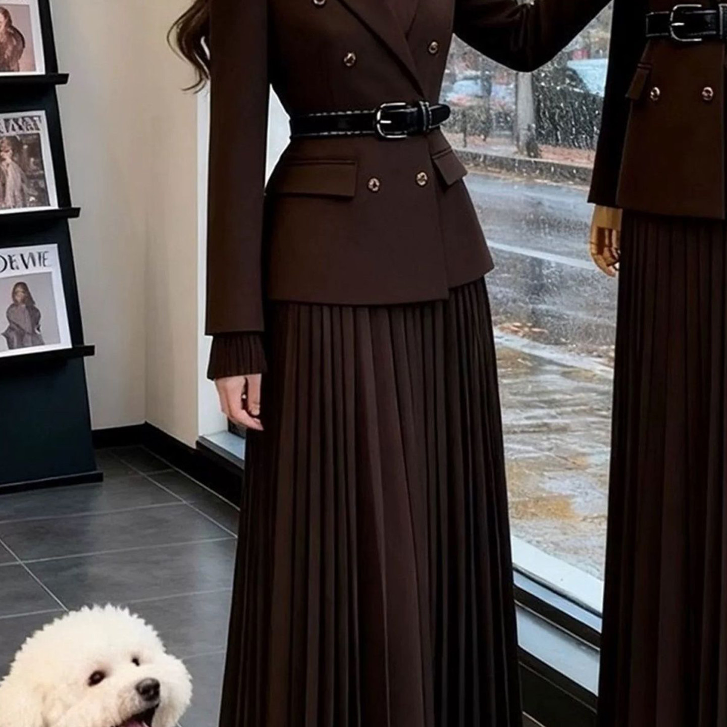 Conjunto de Dos Piezas para Mu - Men'S Formal Wear Belt reseña y precio