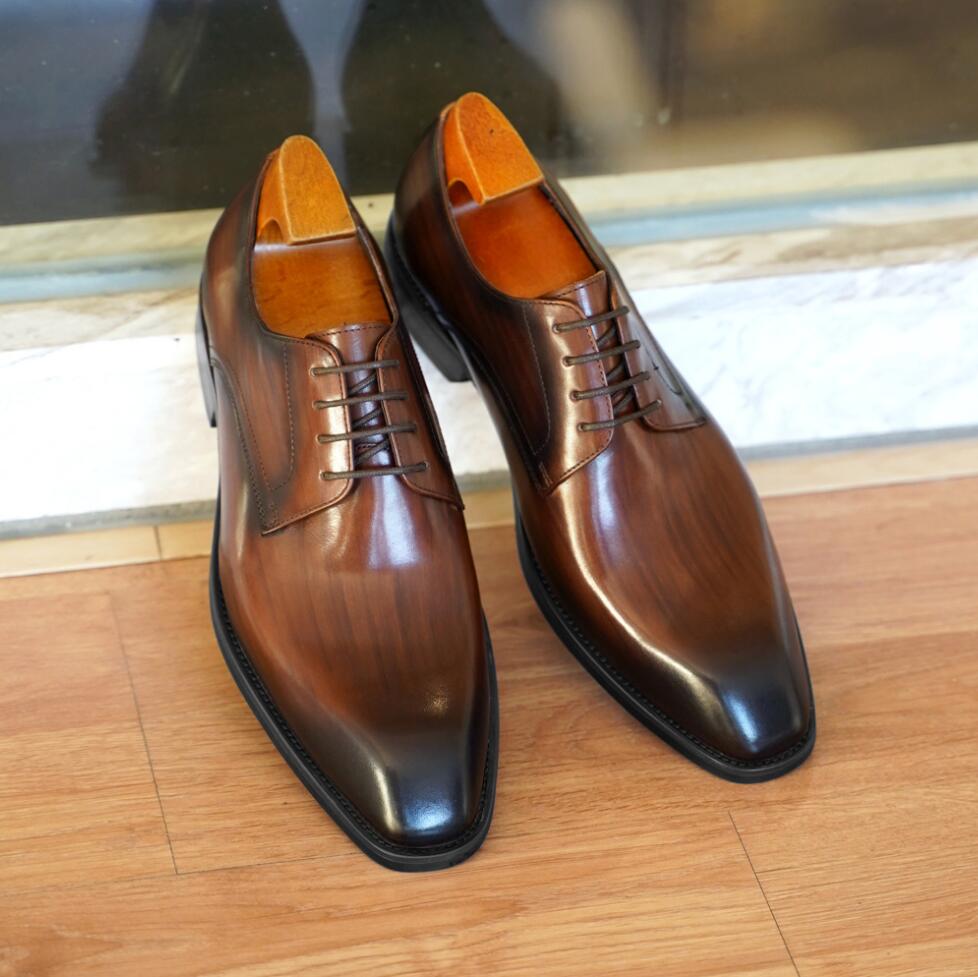 Zapatos de Vestir de Cuero par - Men'S Luxury Formal Wear Brands reseña y precio