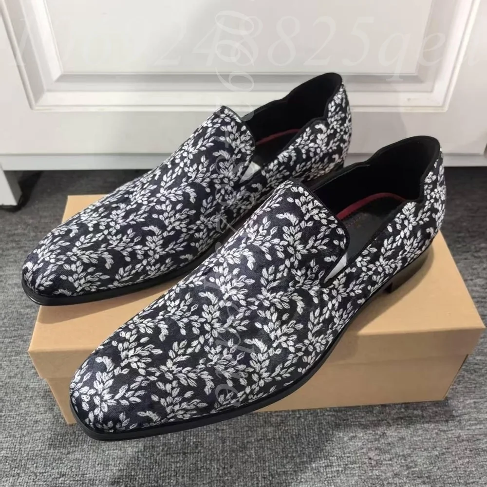 Mocasines Negros con Estampado - Formal Upper Wear Men reseña y precio