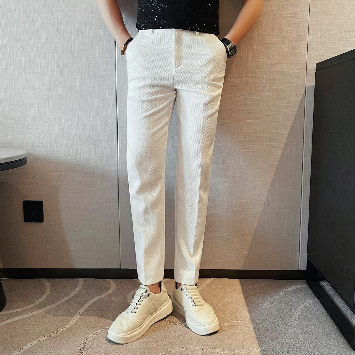 2025 Primavera Verano nuevos p - Men'S Formal Attire reseña y precio