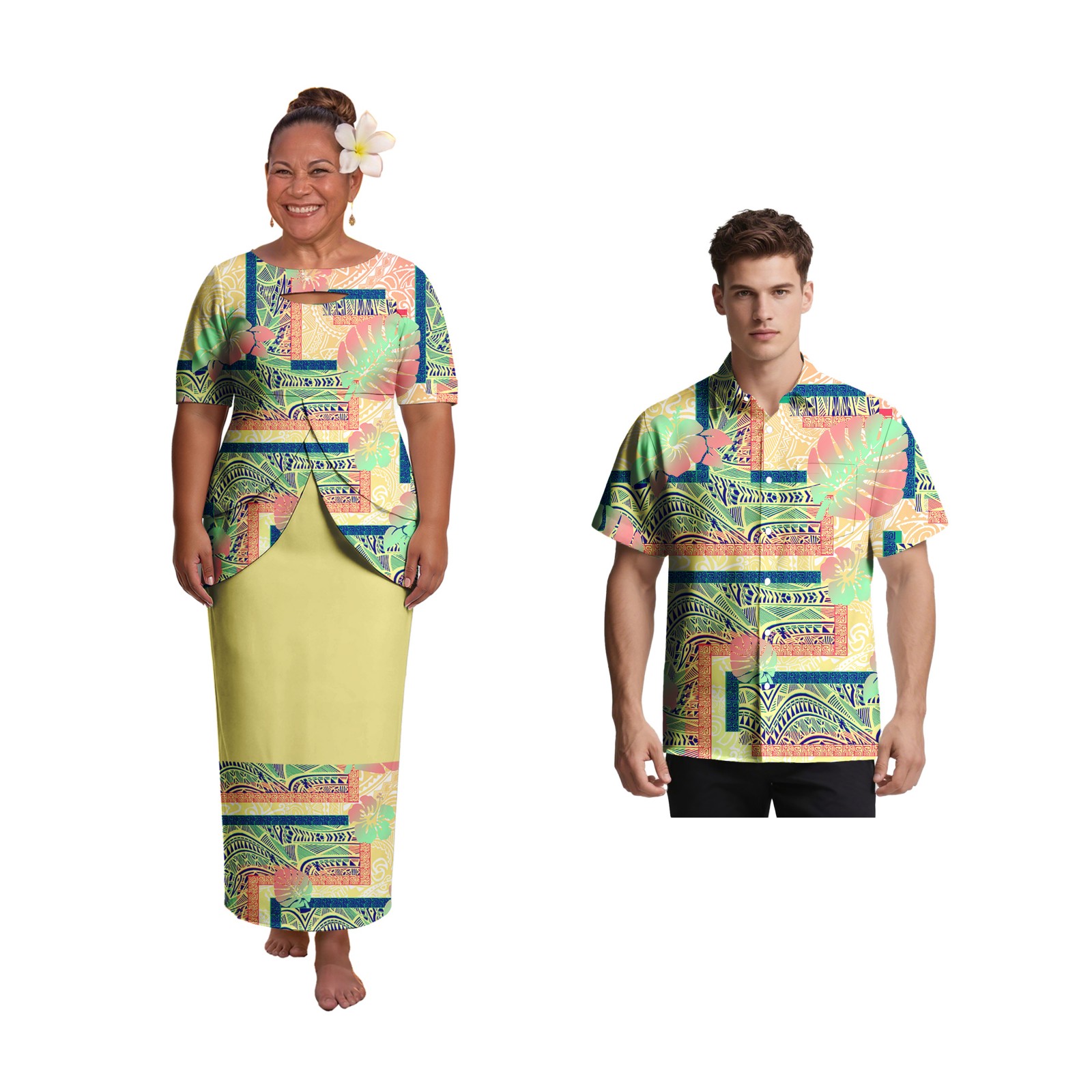 Puletasi Samoano de Playa, Rop - Men'S Hawaiian Formal Wear reseña y precio