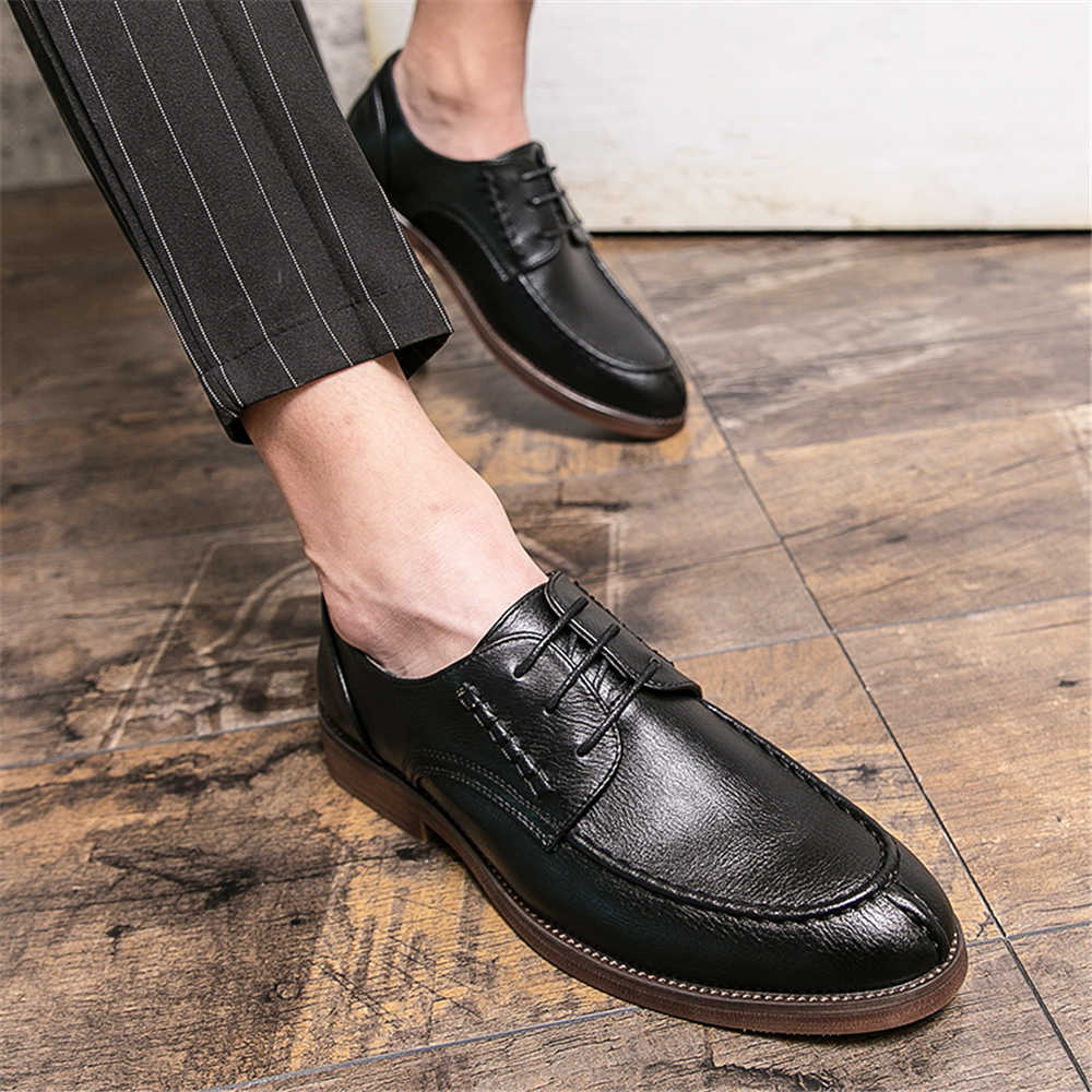 Zapatos elegantes antideslizan - Large Men Formal Wear reseña y precio