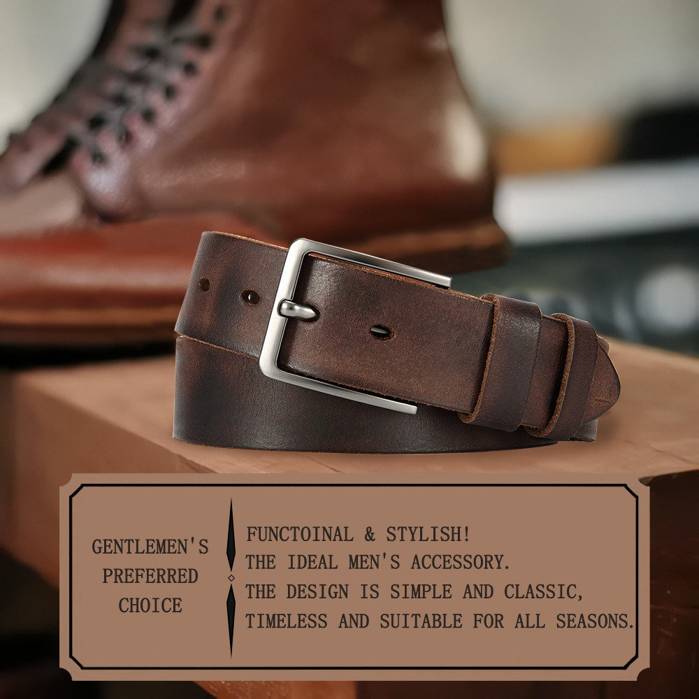 Cinturón de Cuero Genuino Dura - Men'S Formal Wear Belt reseña y precio