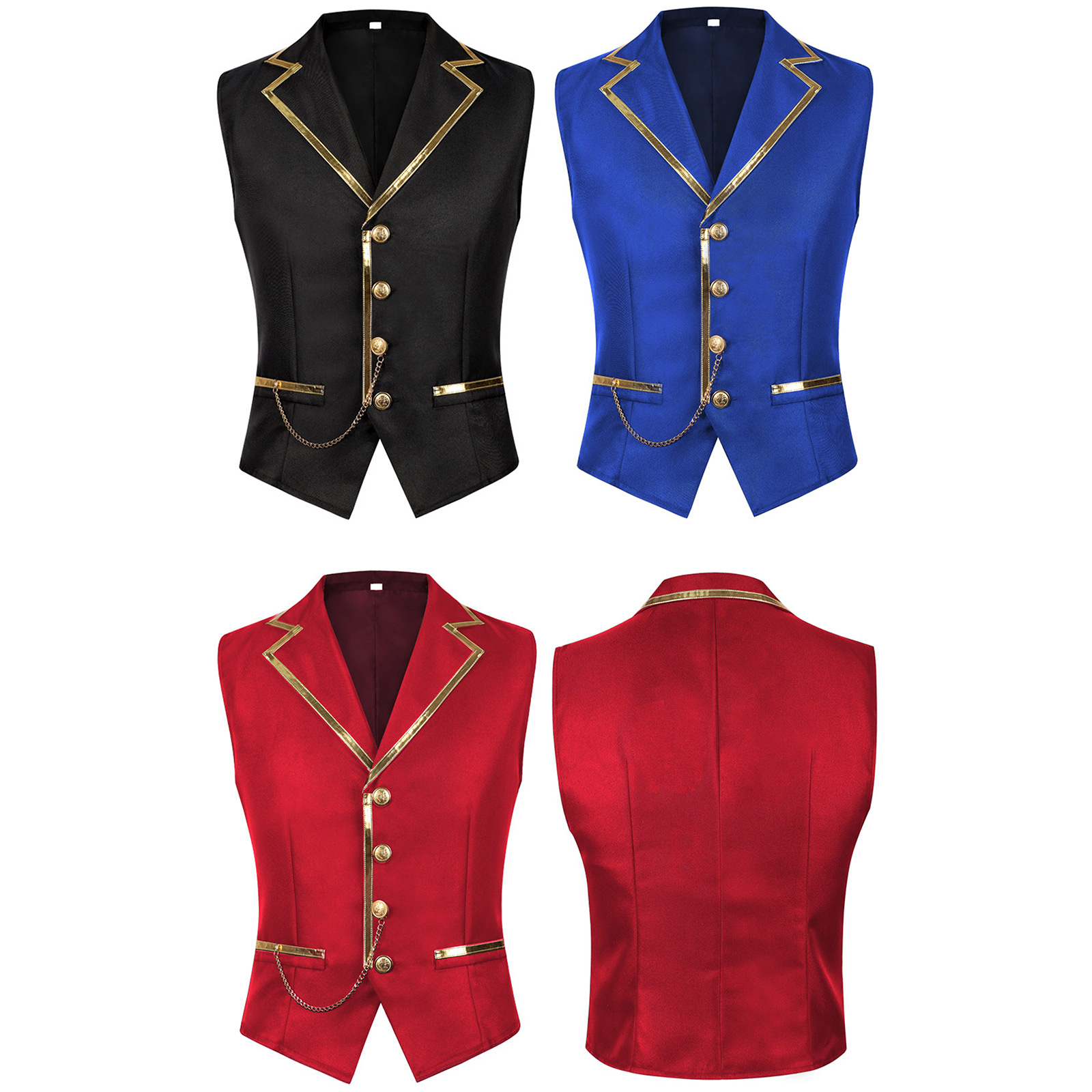 Chaleco Steampunk de Halloween - Formal Wear For Men Xxl reseña y precio